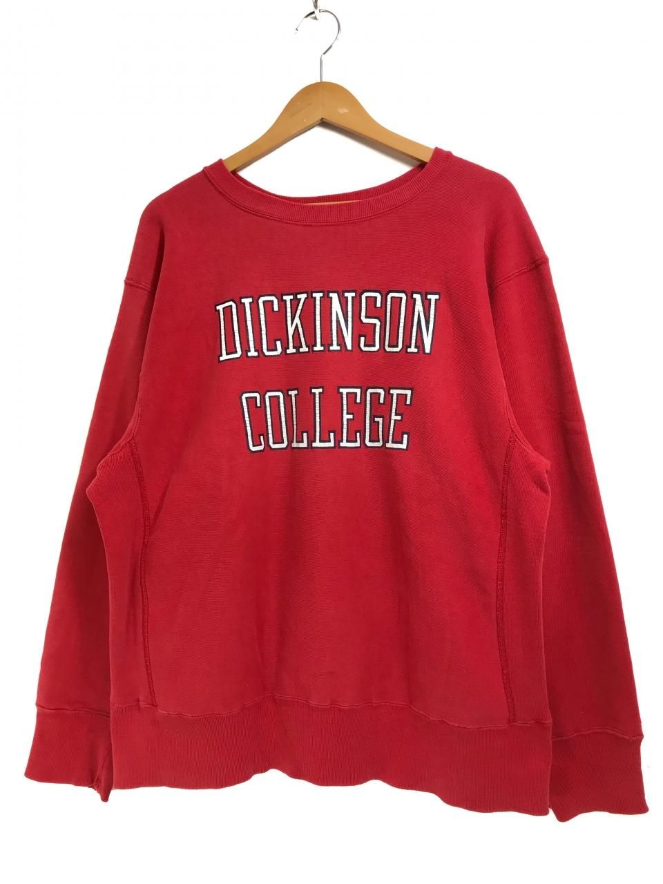 USA製 s Champion R/W Sweatshirt "DICKINSON COLLEGE" 赤 XL