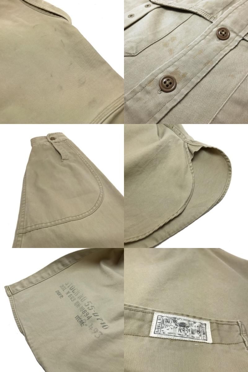 RRL Chino Twill L/S Safari Shirt カーキ XXL ダブルアールエル RRL Chino Twill L/S Safari Shirt カーキ XXL ダブルアールエル