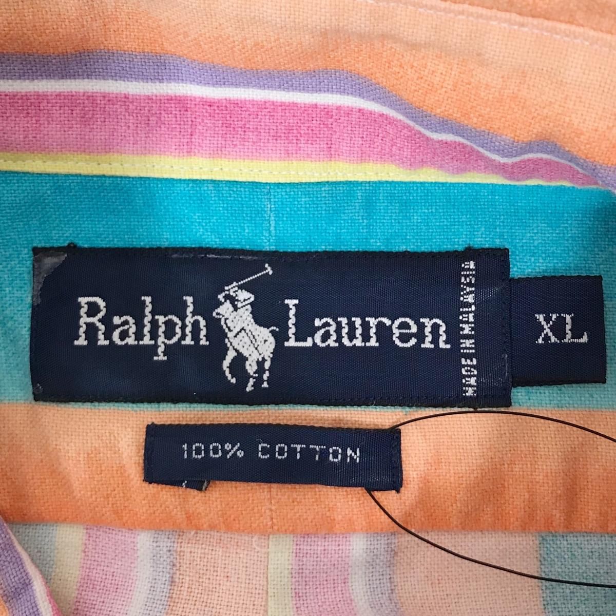 90s Polo Ralph Lauren Multi Stripe Cotton BD L/S Shirt 90s Polo Ralph Lauren Multi Stripe Cotton BD L/S Shirt