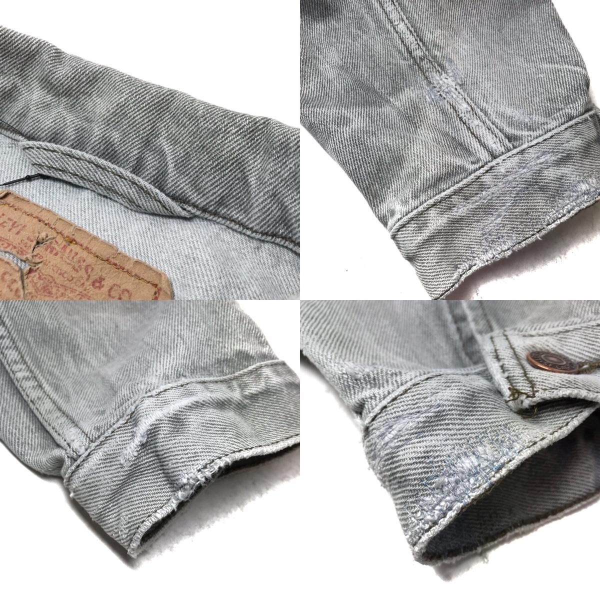 Levi's 70503-02 Black Denim Jacket 灰 L Levis リーバイス Levi's 70503-02 Black Denim Jacket 灰 L Levis リーバイス