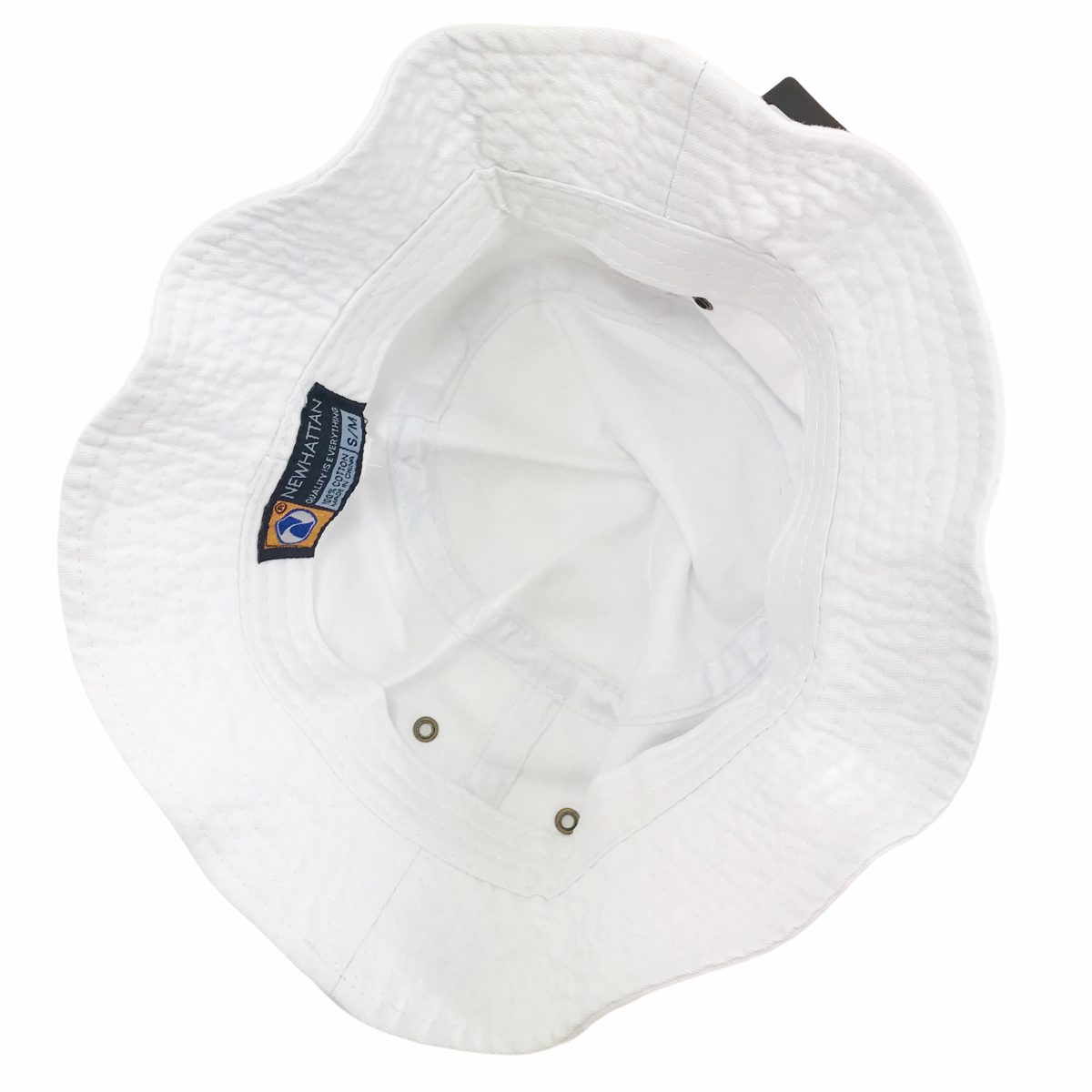 新品 NEW HATTAN Cotton Bucket Hat (WHITE) ニューハッタン コットン バケットハット 白 ホワイト 無地 帽子 -  NEWJOKE ONLINE STORE