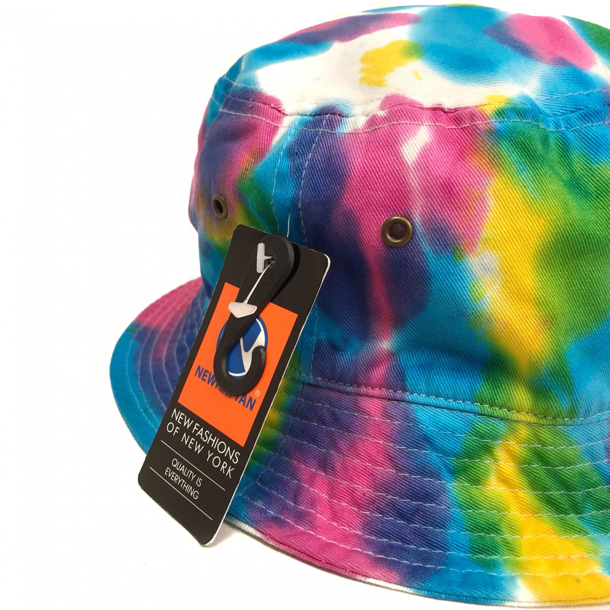 新品 NEW HATTAN Cotton Bucket Hat (TIE DYE COLOR #1) ニュー