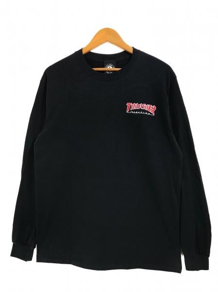 80's USA製 スラッシャー スウェット ブラック ヘインズ L THRASHER - NEWJOKE ONLINE STORE