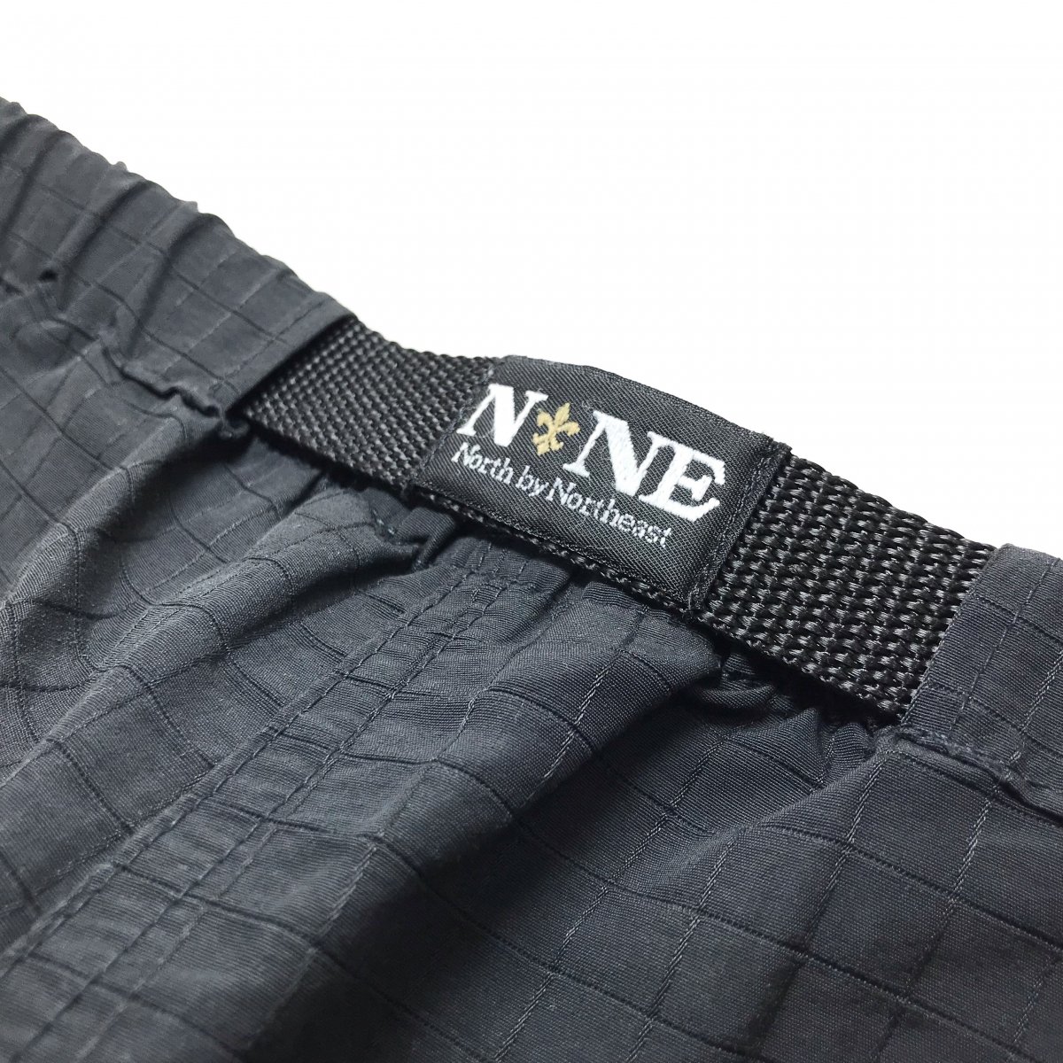 USA製 North by Northeast Rip Stop Nylon Cargo Shorts 黒 L ノース