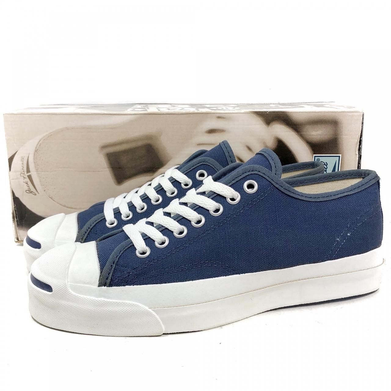 Deadstock USA製 90s CONVERSE JACK PURCELL LOW 紺 US6.5/25.0 コンバース ジャックパーセル  デッドストック アメリカ製 ネイビー - NEWJOKE ONLINE STORE