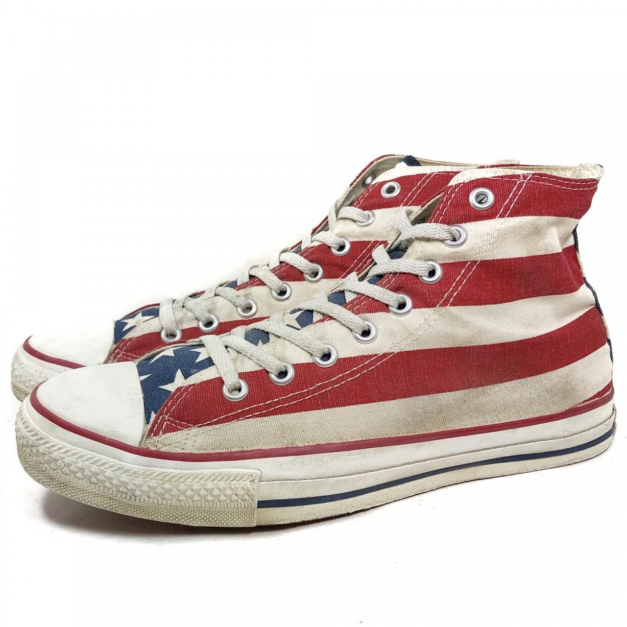 USA製 s CONVERSE ALL STAR HI "STARS AND STRIPES" トリコロール