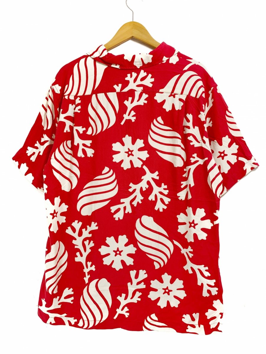 Polo Ralph Lauren "ADAMS" Rayon Aloha Shirt 赤 M ポロラルフ