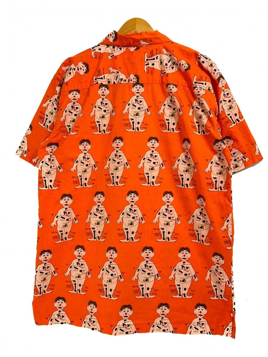 SEE SEE OPEN COLLAR SHIRT オレンジシーシーシャツ