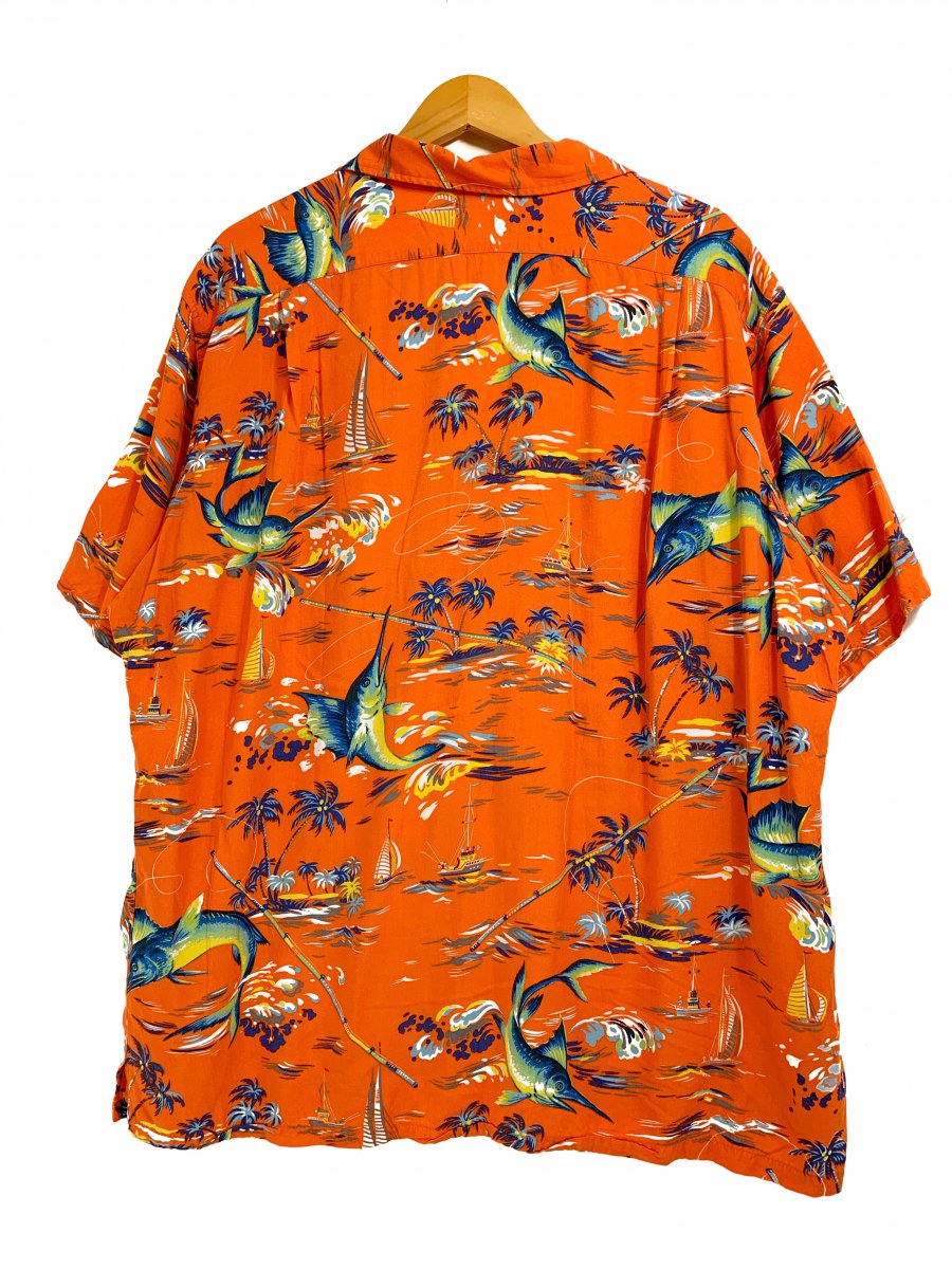 Polo Ralph Lauren Viscose Aloha Shirt オレンジ XL ポロ ラルフ