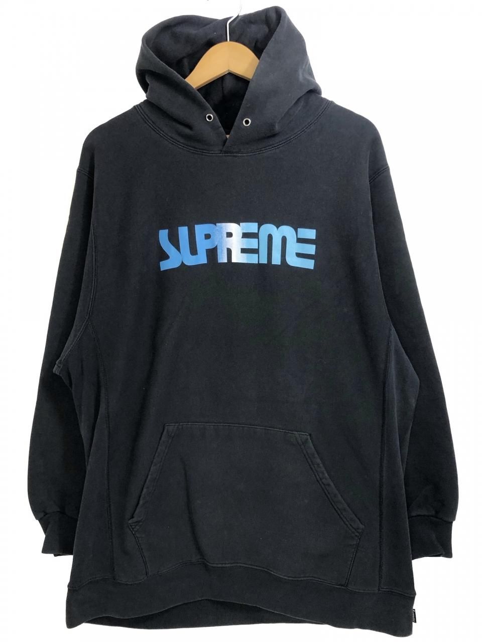 supreme パーカー 黒 XL