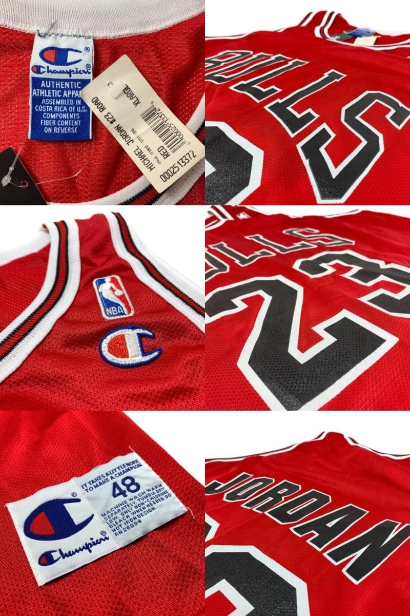 Deadstock 90s Champion Michael Jordan 23 Game Jersey 赤 Xl デッドストック Nba マイケルジョーダン ユニフォーム シカゴブルズ Newjoke Online Store