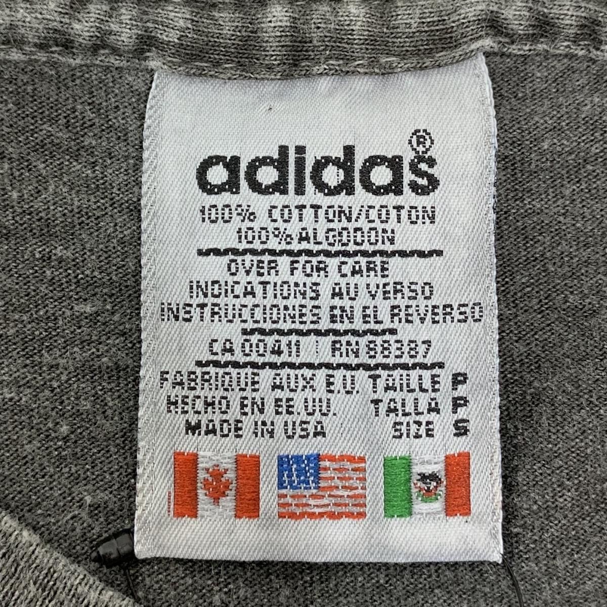 USA製 90s adidas Over Dyed Logo S/S Tee 黒 S アディダス 半袖 USA製 90s adidas Over Dyed Logo S/S Tee 黒 S アディダス 半袖