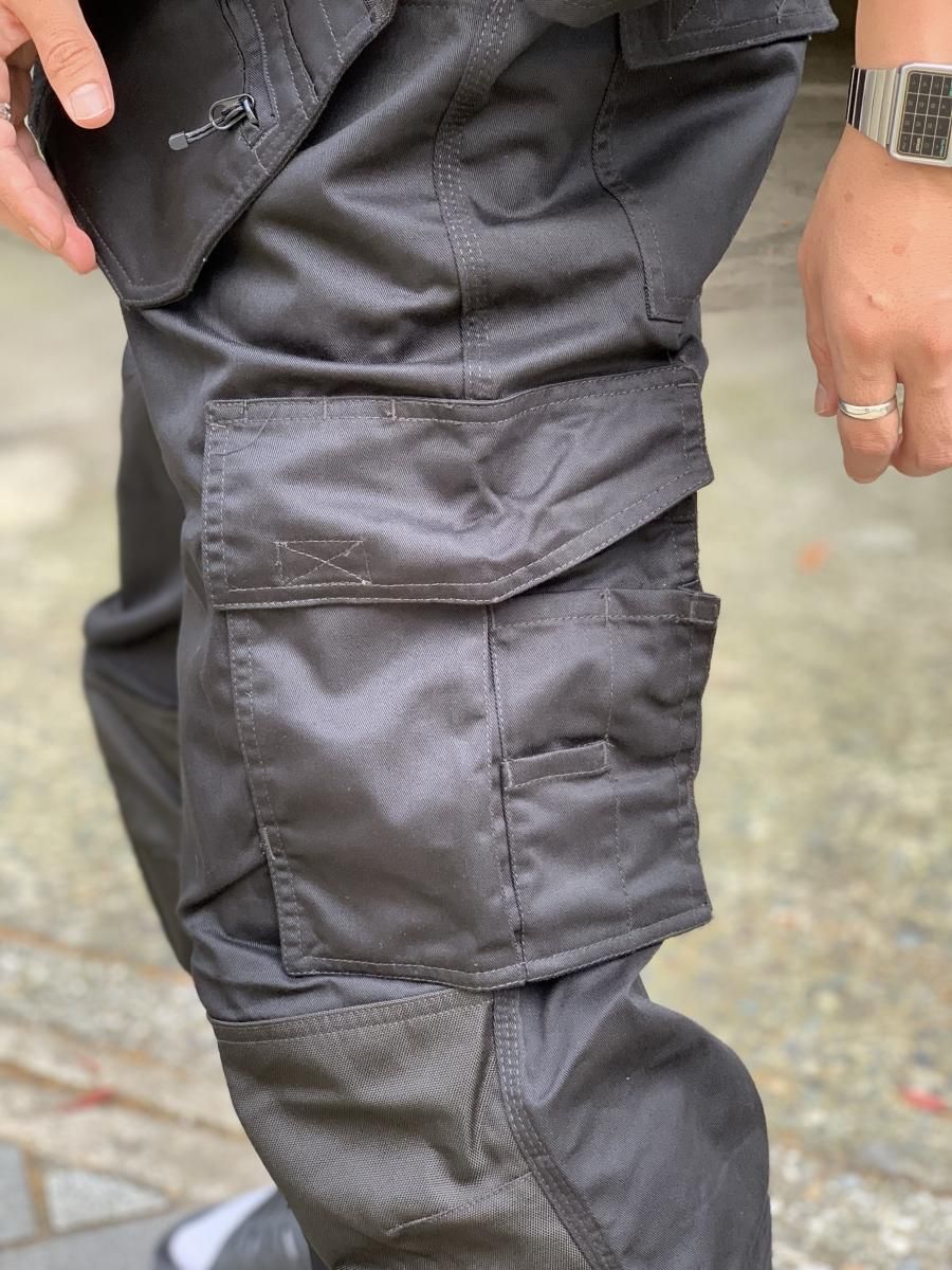 新品 PROJOB Multi-Pocket Poly-Cotton Overalls (BLACK) プロ