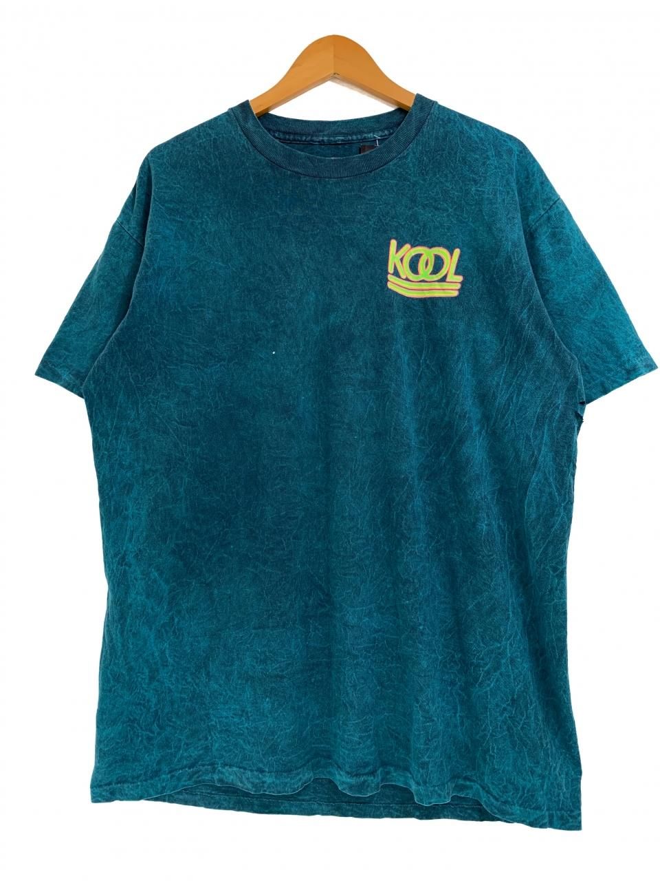 90s KOOL Bleached S/S Tee エメラルド XL相当 クール 半袖 T 90s KOOL Bleached S/S Tee エメラルド XL相当 クール 半袖 T