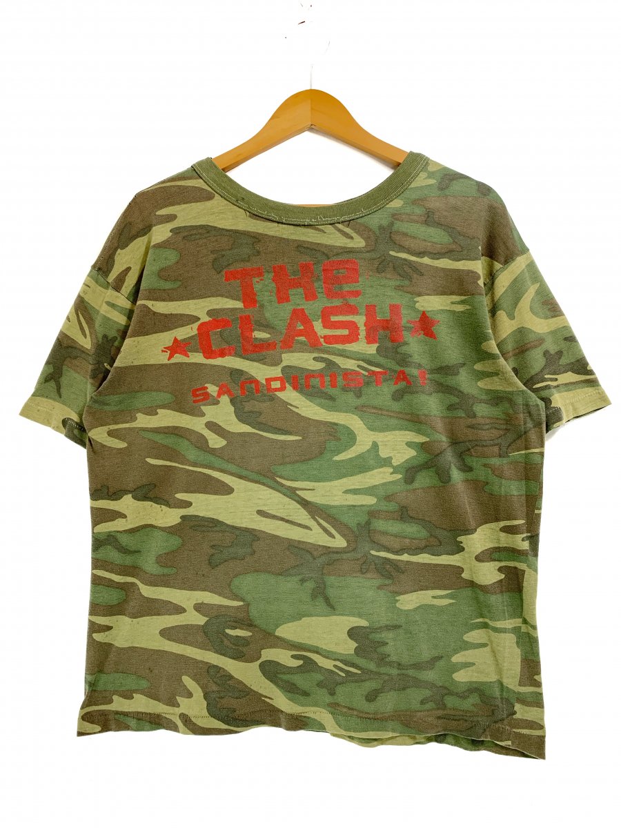 Usa製 80年 The Clash Sandinista S S Tee 迷彩 Xl 80s ザ クラッシュ サンディニスタ 半袖 Tシャツ バンドt プリント カモ柄 ウッドランドカモ Newjoke Online Store