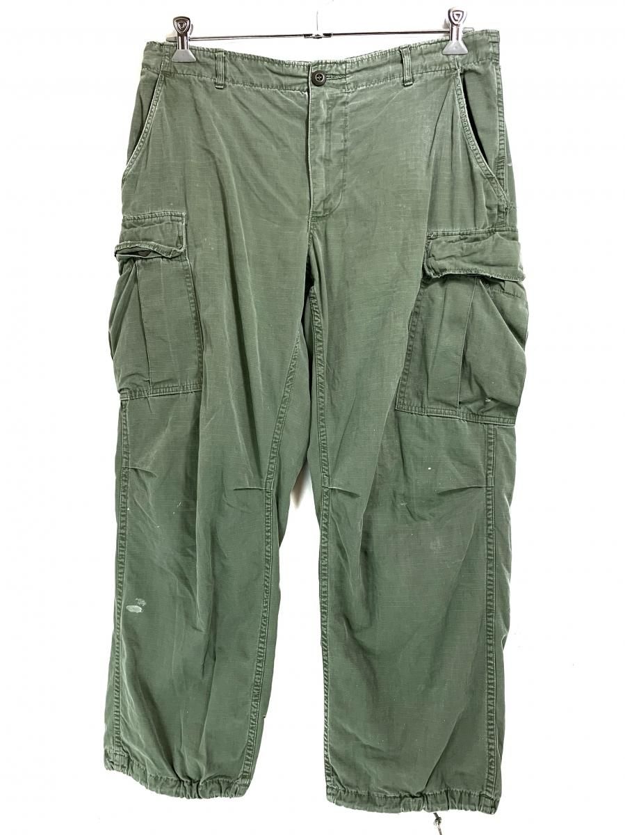 69年製 US ARMY Jungle Fatigue Pants 4th オリーブ M-Regular 60s 米