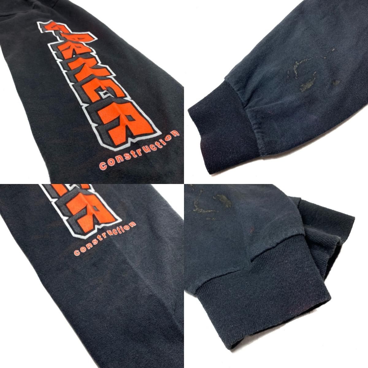 GARNER Logo Print L/S Tee 黒 L ガーナー 長袖 Tシャツ ロンT