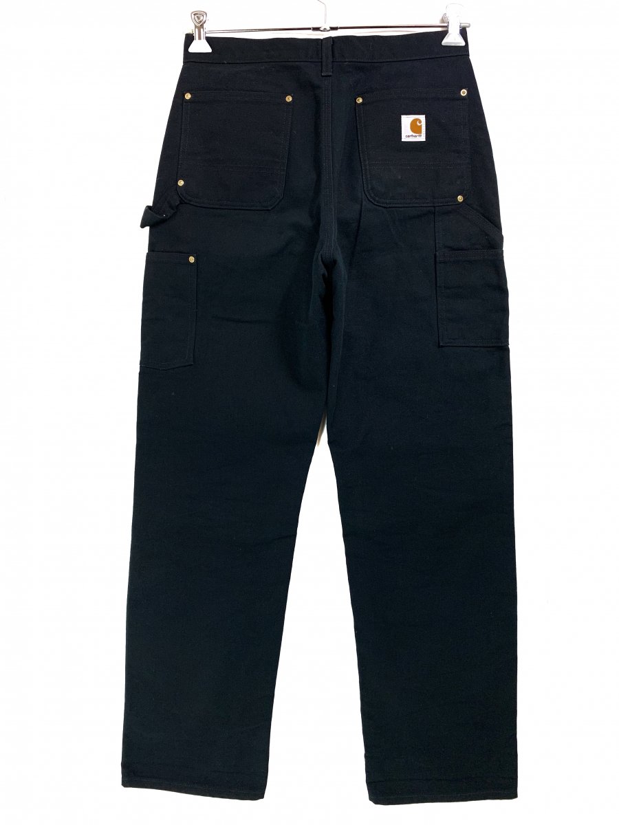 USA製 Carhartt Firm Duck Double-Front Work Dungaree 黒 30×32