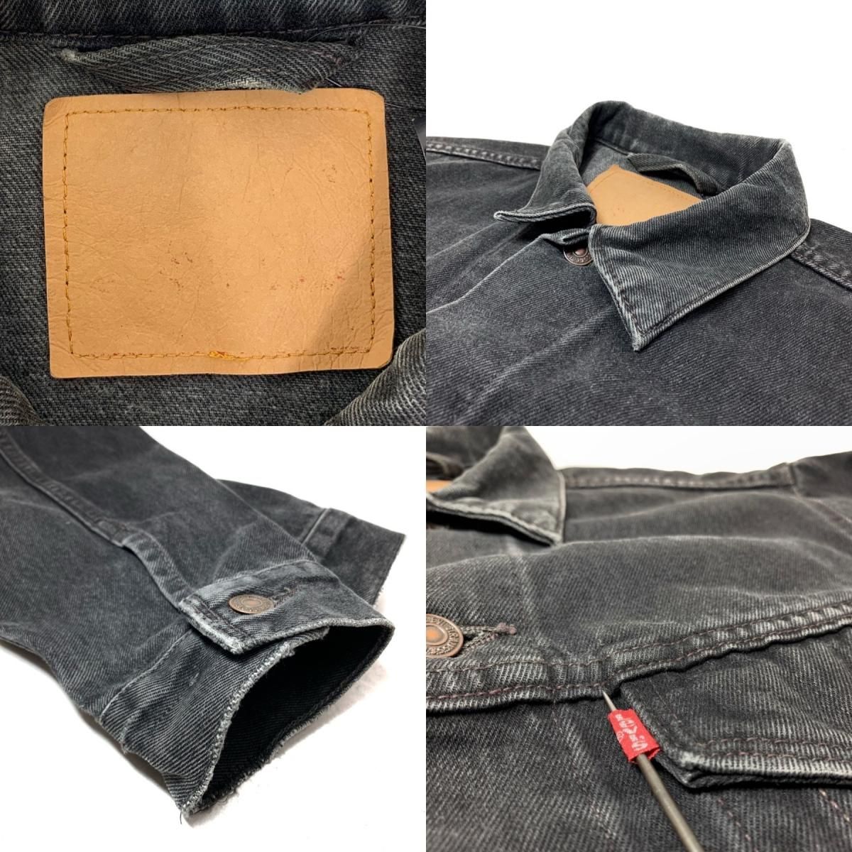 Levi's 70503 Black Denim Jacket 黒 L相当 Levis リーバイス Levi's 70503 Black Denim Jacket 黒 L相当 Levis リーバイス