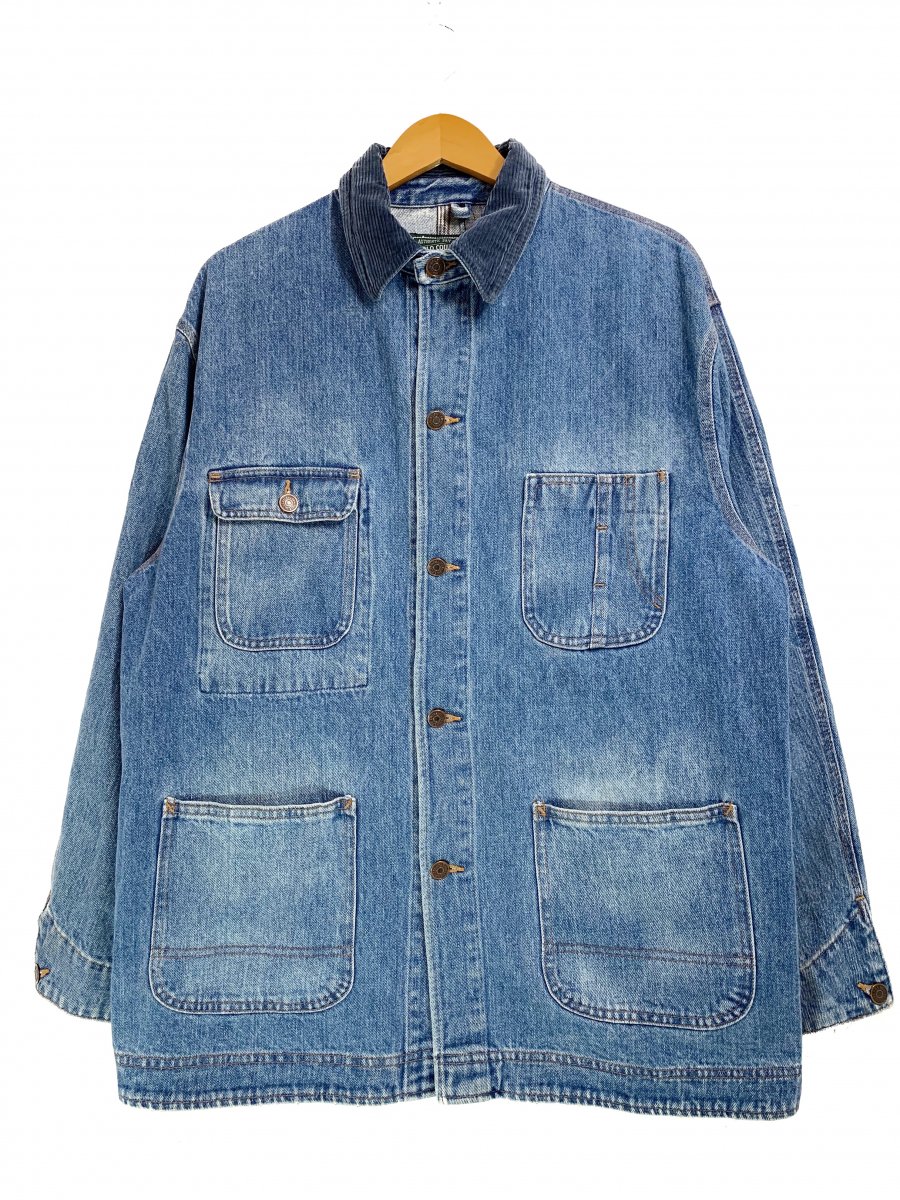 USA製 90s POLO COUNTRY Denim Coverall 薄青 M ポロカントリー