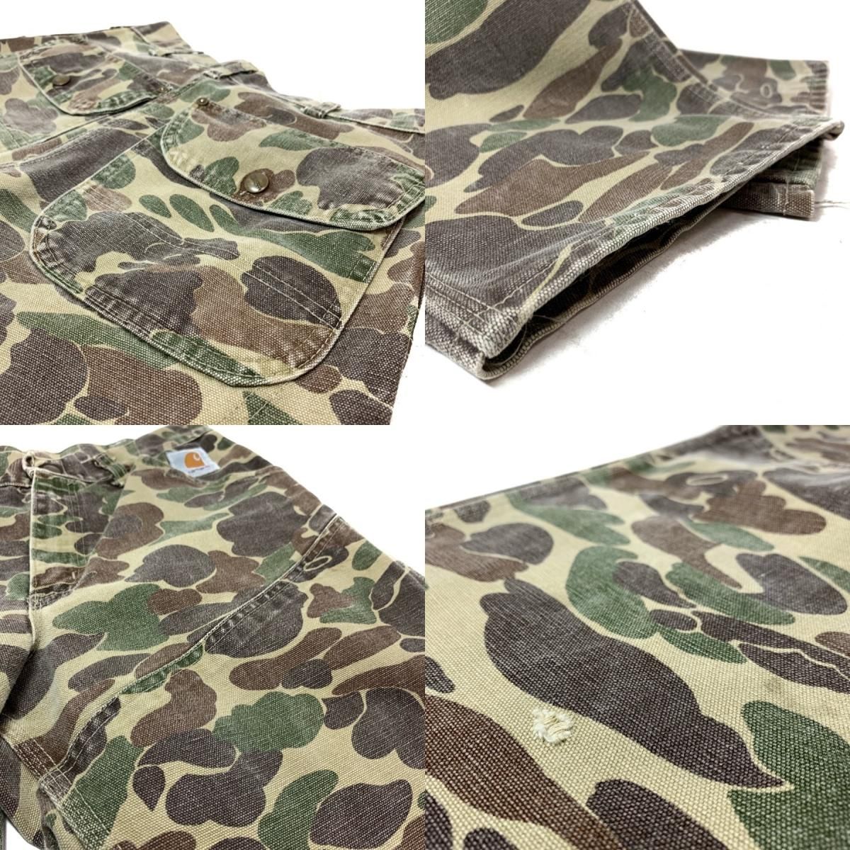 USA製 90s Carhartt Duck Hunter Camo Double Knee Work Pants USA製 90s Carhartt Duck Hunter Camo Double Knee Work Pants
