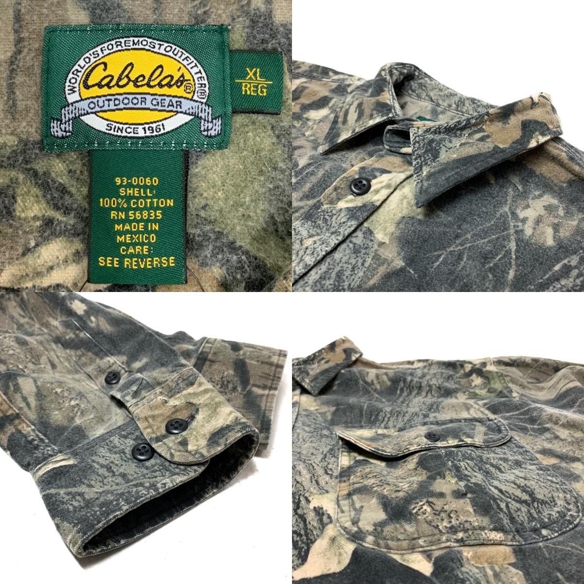90s~00s Cabela's Realtree Camo Chamois Cloth L/S Shirt 迷彩 90s~00s Cabela's Realtree Camo Chamois Cloth L/S Shirt 迷彩