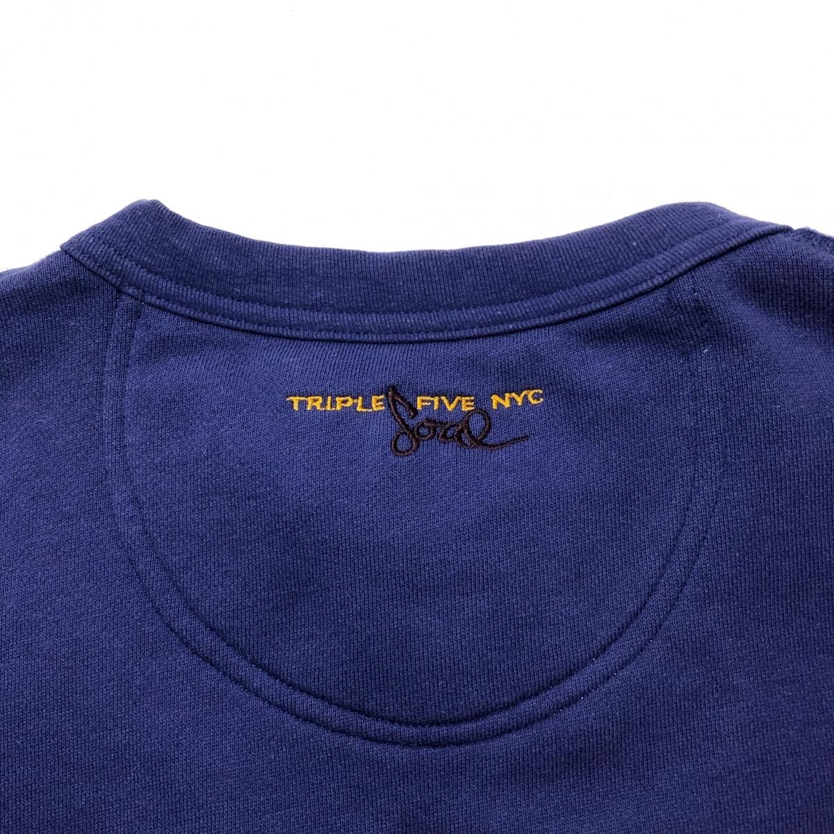 00s TRIPLE FIVE SOUL Logo Sweatshirt 紫 L-XL相当 トリプル 00s TRIPLE FIVE SOUL Logo Sweatshirt 紫 L-XL相当 トリプル