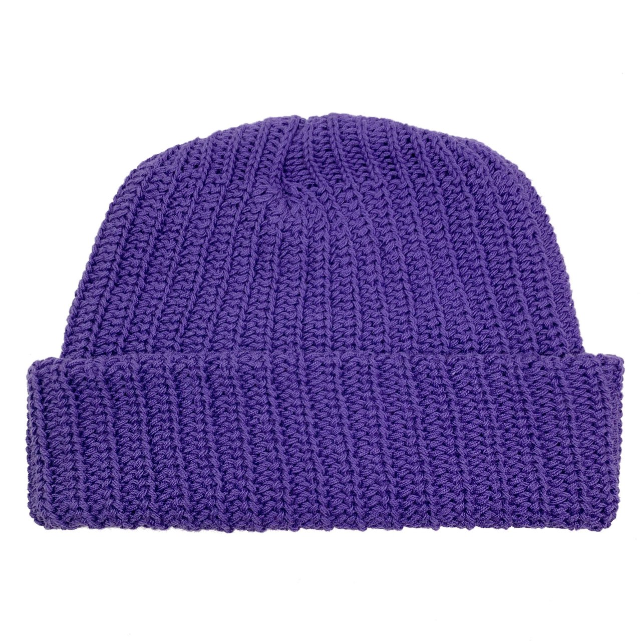 新品 USA製 COLUMBIA KNIT Cotton Short Knit Cap (PURPLE) コロンビアニット コットンニットキャップ  ニット帽 ショートタイプ 紫 パープル NEWJOKE ONLINE STORE