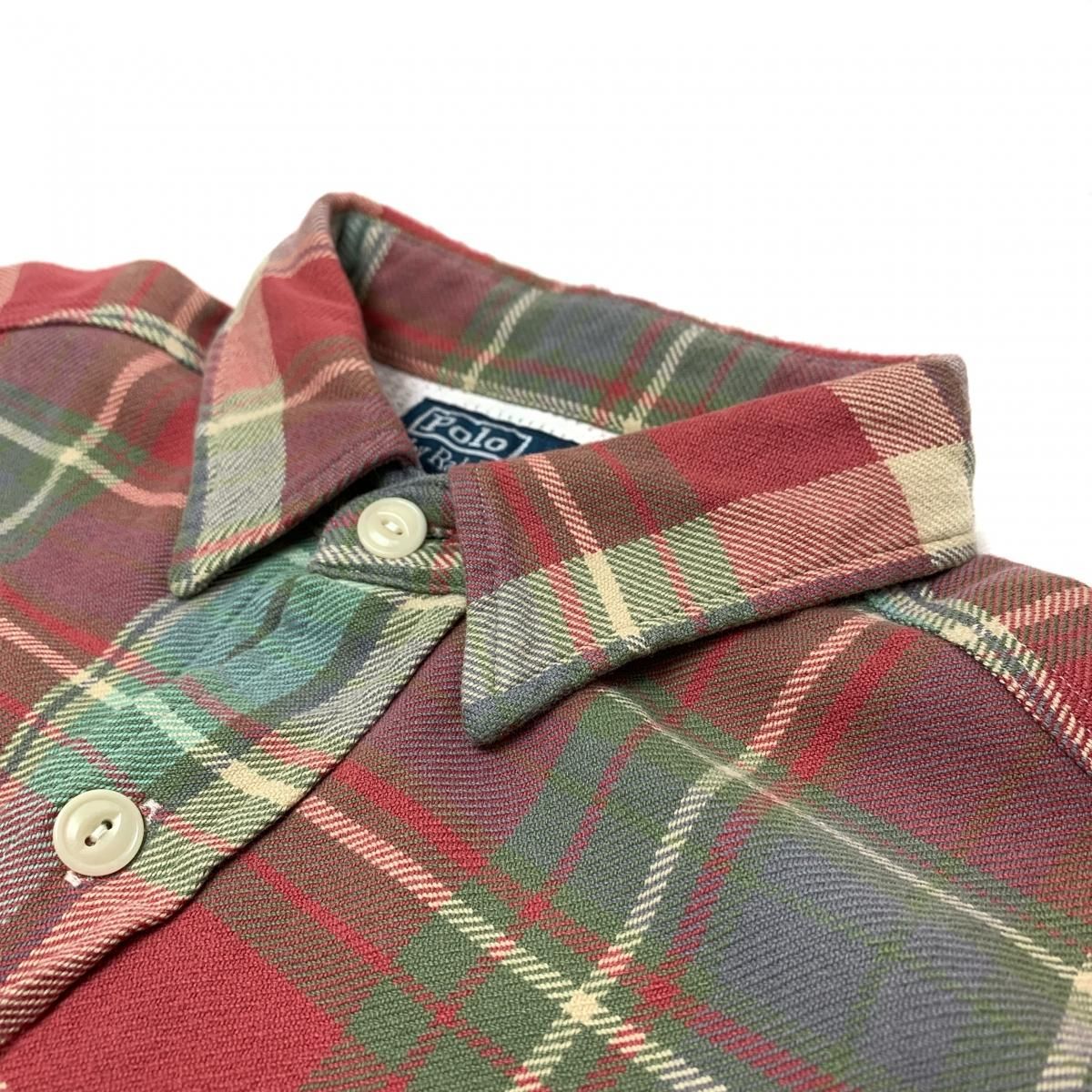 Polo Ralph Lauren Thermal Lined Check Flannel L/S Shirt 赤緑 Polo Ralph Lauren Thermal Lined Check Flannel L/S Shirt 赤緑