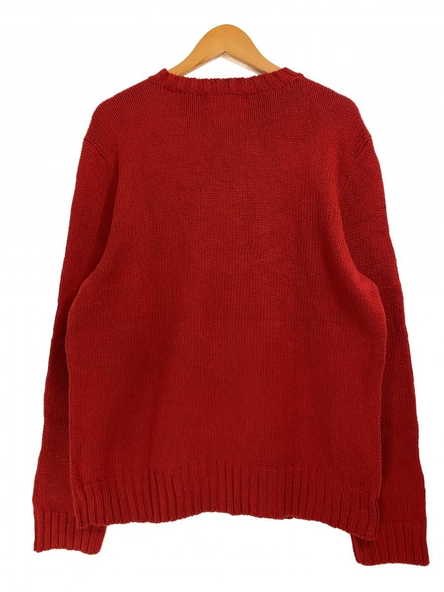Polo Ralph Lauren Crew-Neck Cotton Knit 赤 L ポロラルフ Polo Ralph Lauren Crew-Neck Cotton Knit 赤 L ポロラルフ