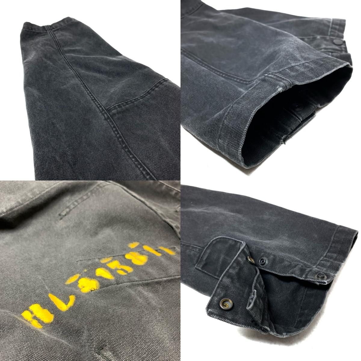 90s POLO SPORT Black Denim Work Jacket 黒 LL ポロスポーツ 90s POLO SPORT Black Denim Work Jacket 黒 LL ポロスポーツ