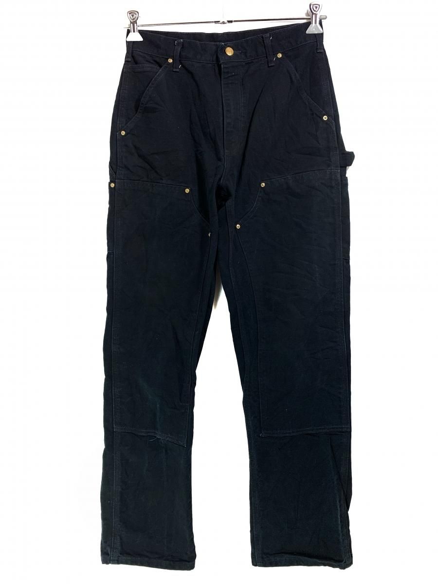 USA製 Carhartt Firm Duck Double-Front Work Dungaree 黒 30×32 