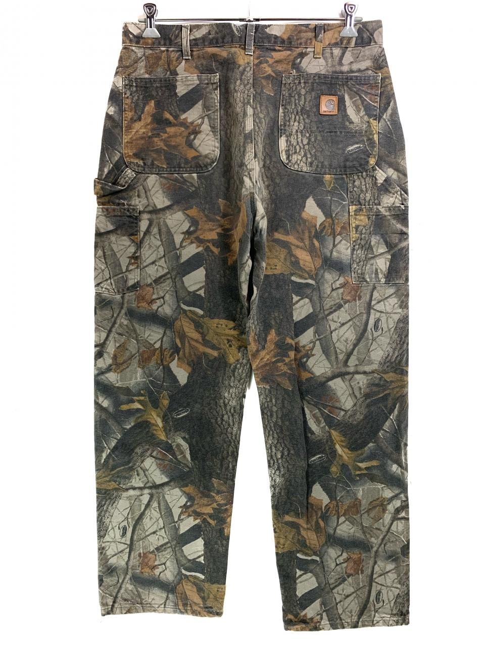 Carhartt Realtree Camo Duck Work Dungaree 迷彩 38×32 カーハート 