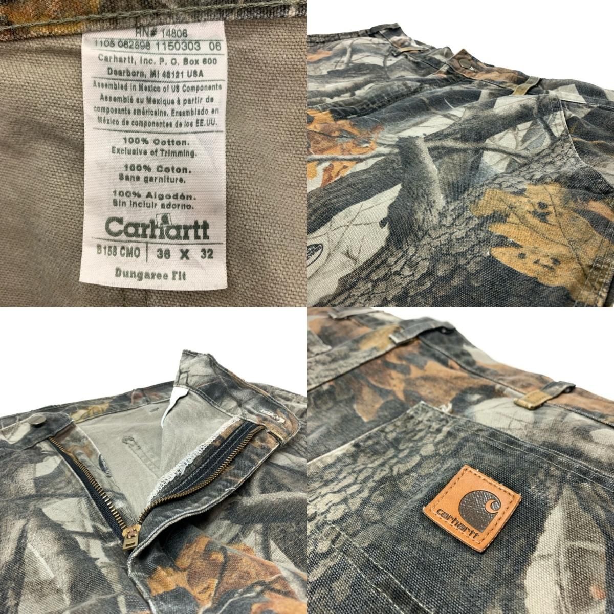 Carhartt Realtree Camo Duck Work Dungaree 迷彩 38×32 Carhartt Realtree Camo Duck Work Dungaree 迷彩 38×32