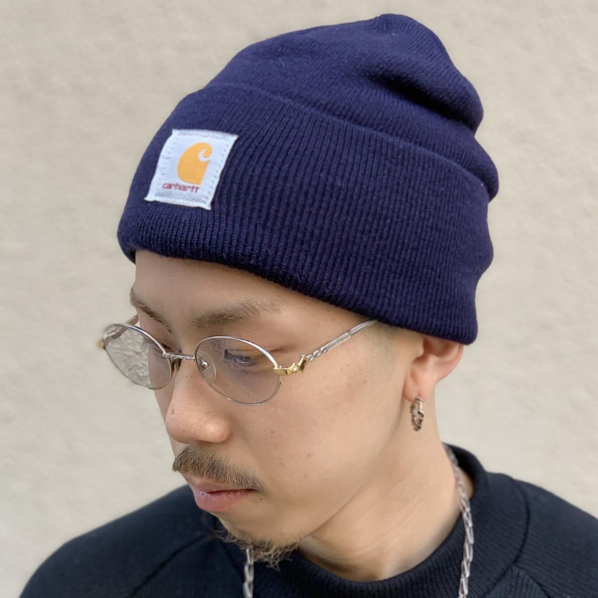 新品 US企画 Carhartt ACRYLIC WATCH HAT (NAVY) カーハート アクリル