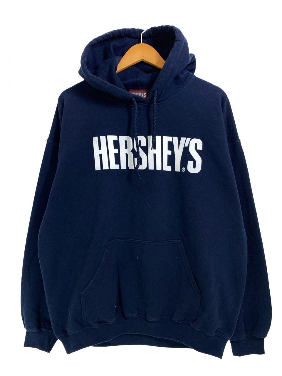 【値下げ不可】 HERSHEY'S パーカー ボロ フェード ネイビー