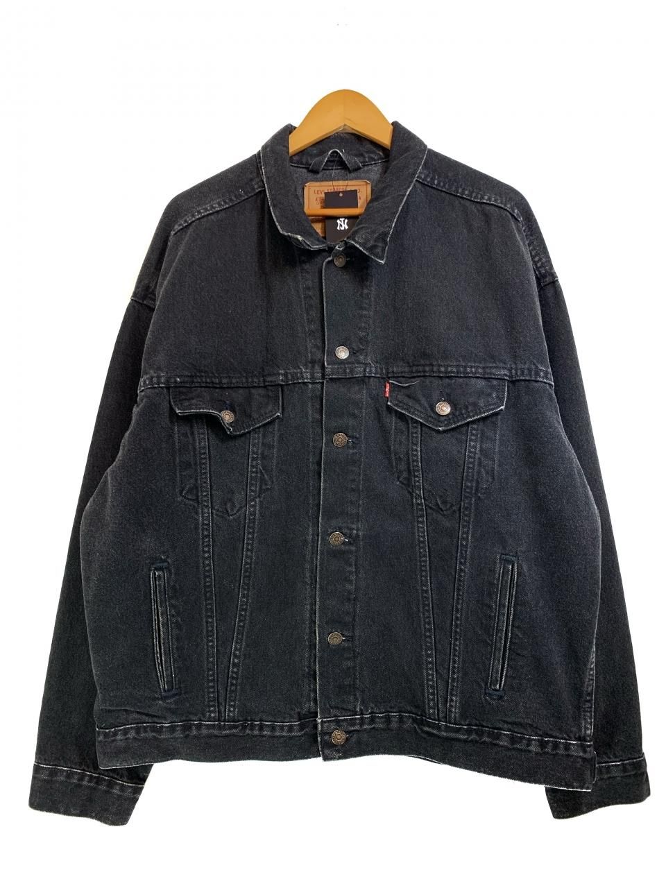 買取 高額 【usa製】Levis 70507 ケミカルブラック デニムジャケット G