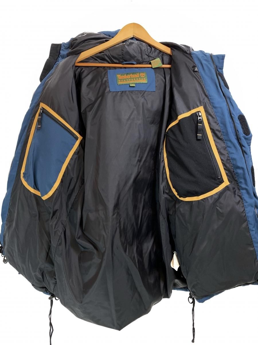 00s Timberland DRYLOFT Down Jacket 紺黒 L相当 00s Timberland DRYLOFT Down Jacket 紺黒 L相当