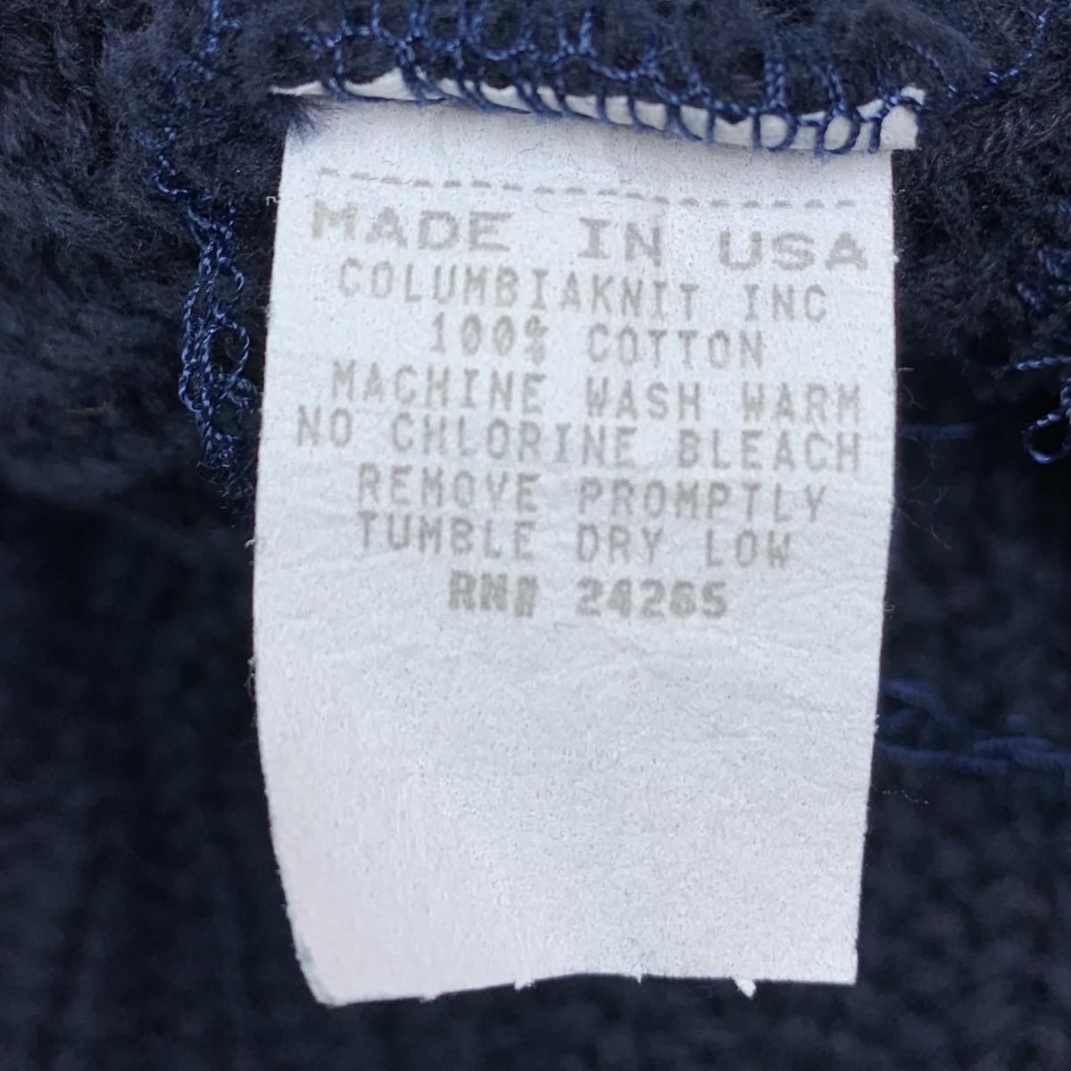新品 USA製 COLUMBIA KNIT Cotton Short Knit Cap (NAVY
