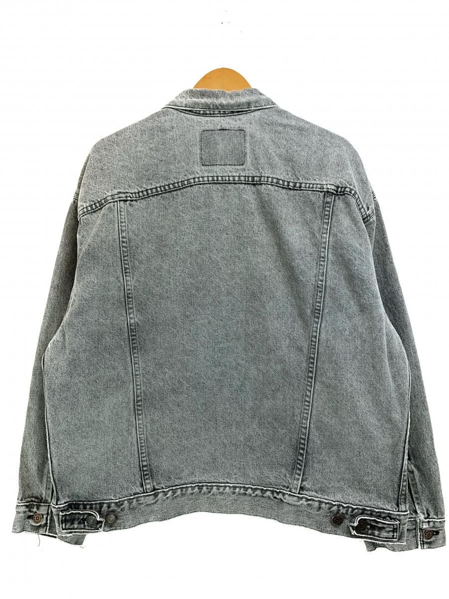 USA製 90s Levi's 70507-4858 Black Denim Jacket 灰 L Levis