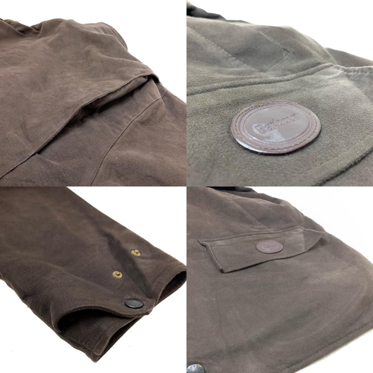 イングランド製 90s Barbour MOLESKIN JACKET 茶 L バブアー イングランド製 90s Barbour MOLESKIN JACKET 茶 L バブアー