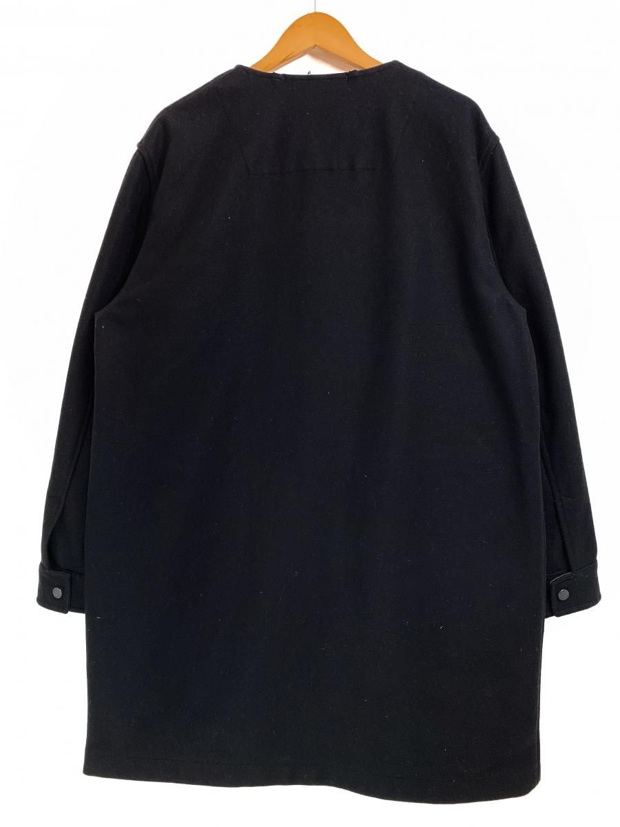 イタリア製 00s C.P.COMPANY Wool No Collar Coat 黒 48 イタリア製 00s C.P.COMPANY Wool No Collar Coat 黒 48