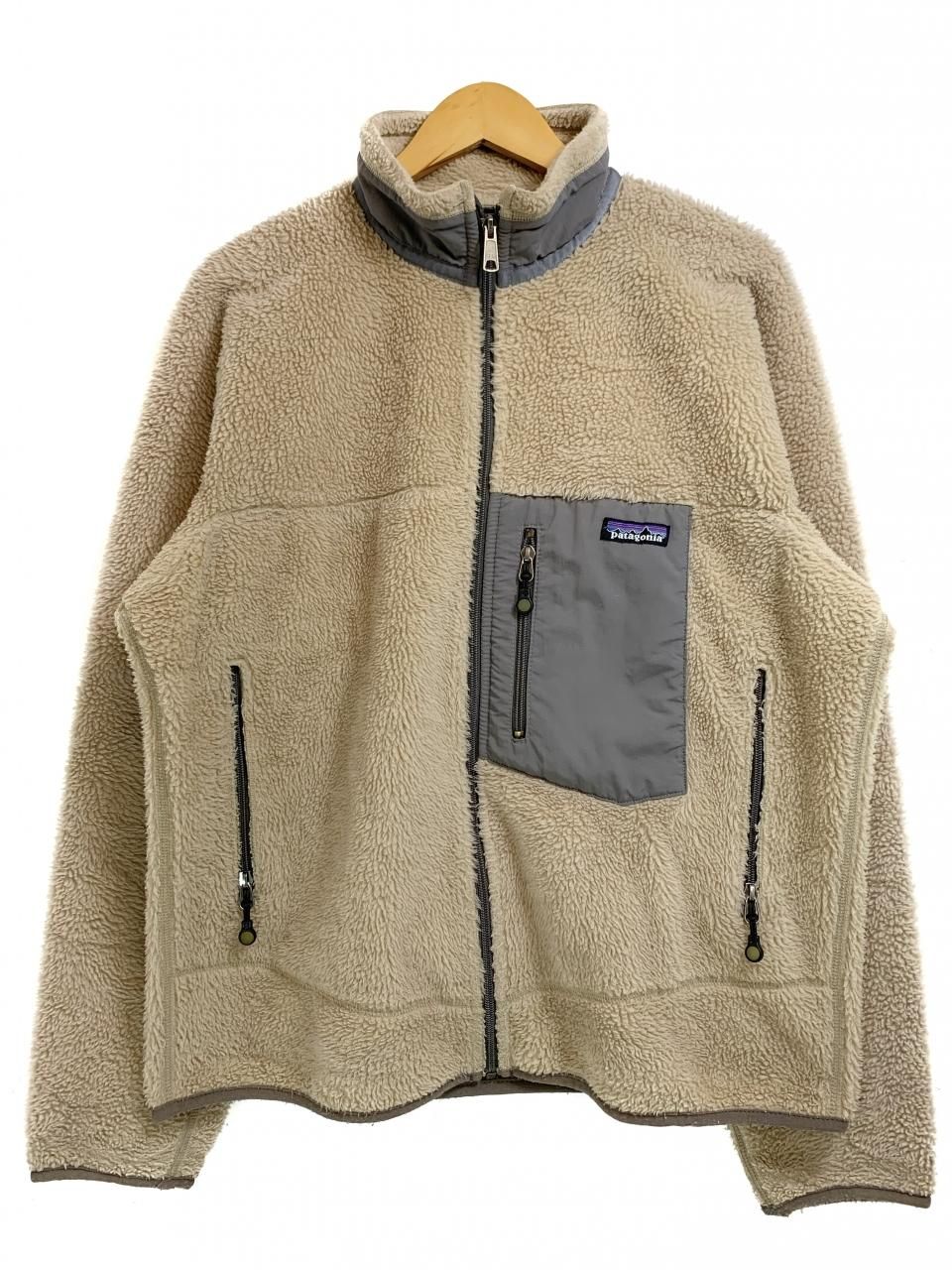 USA製 04年 patagonia Classic Retro-X Jacket ナチュラル M 00s ...