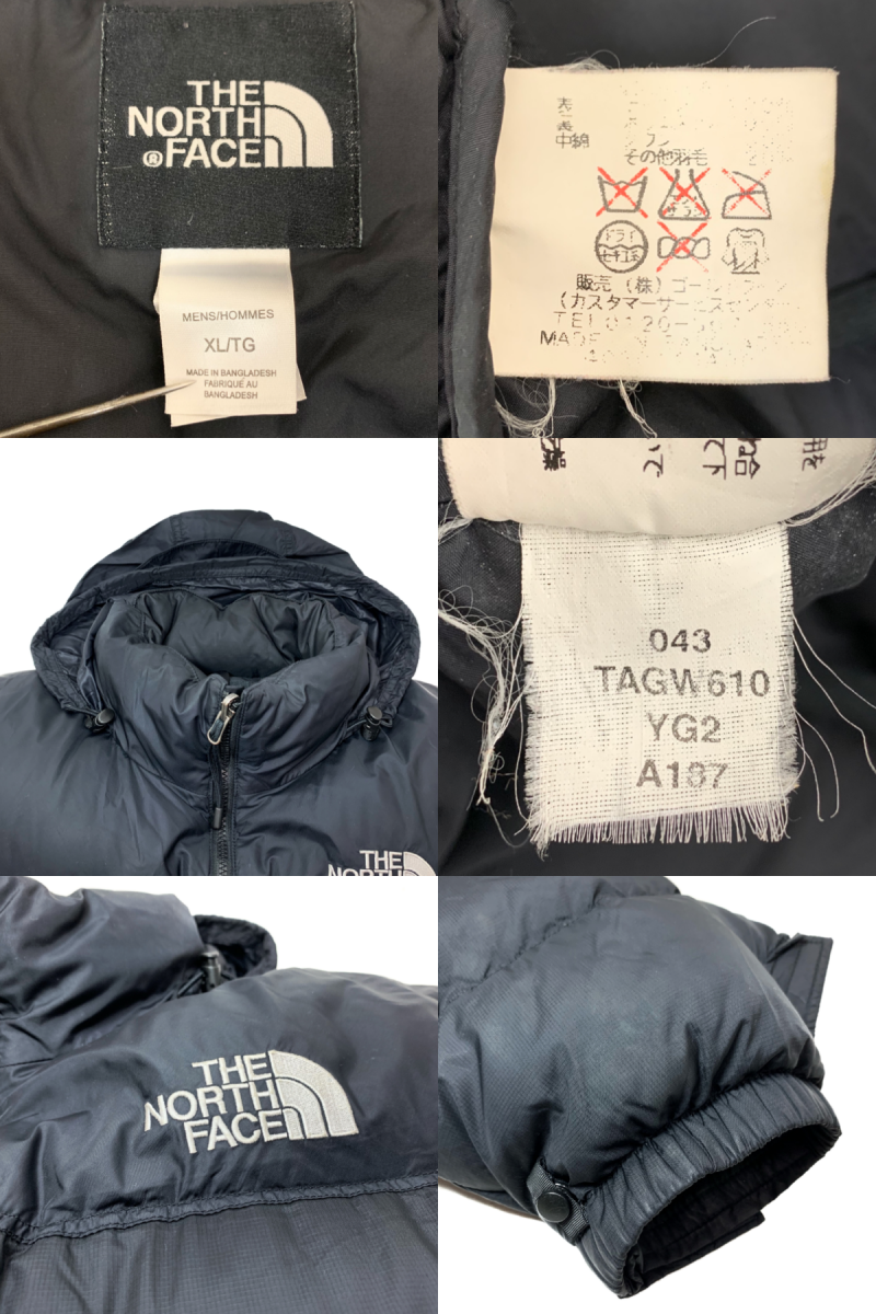 00s THE NORTH FACE Nuptse Jacket 黒 XL ノースフェイス ヌプシ 00s THE NORTH FACE Nuptse Jacket 黒 XL ノースフェイス ヌプシ