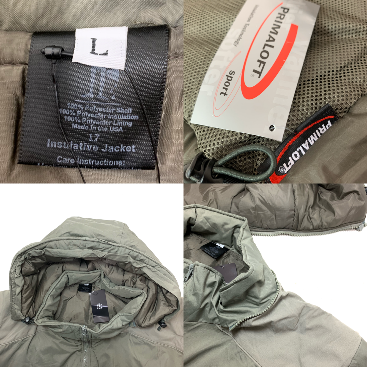 Deadstock PCU GEN1 LEVEL7 Jacket 灰 L デッドストック 新品 米 Deadstock PCU GEN1 LEVEL7 Jacket 灰 L デッドストック 新品 米