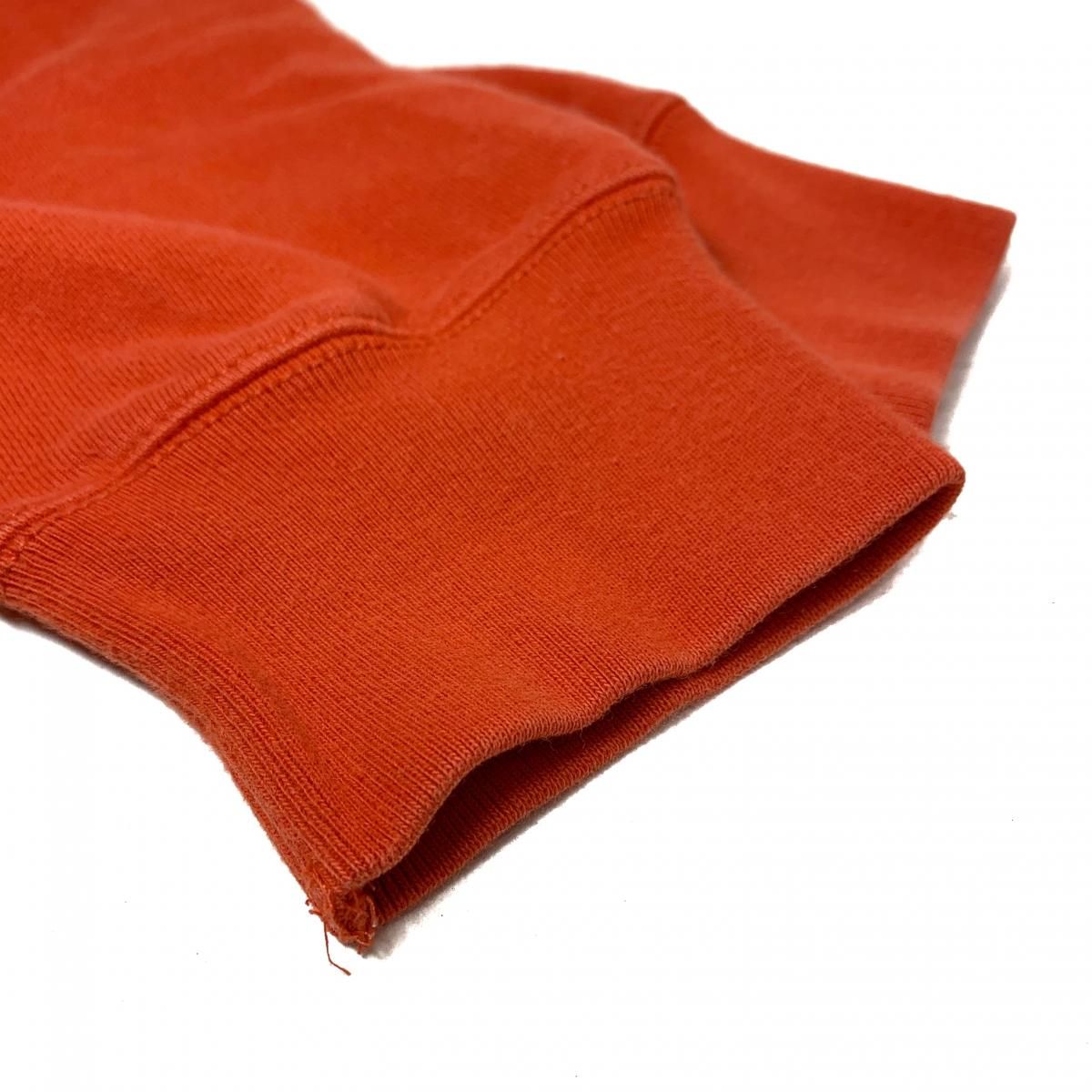 80s★L★Ralph Lauren★ダックプリント スウェット★短丈★オレンジ Polo Ralph Lauren Crew-Neck One Point Sweatshirt オレンジ L