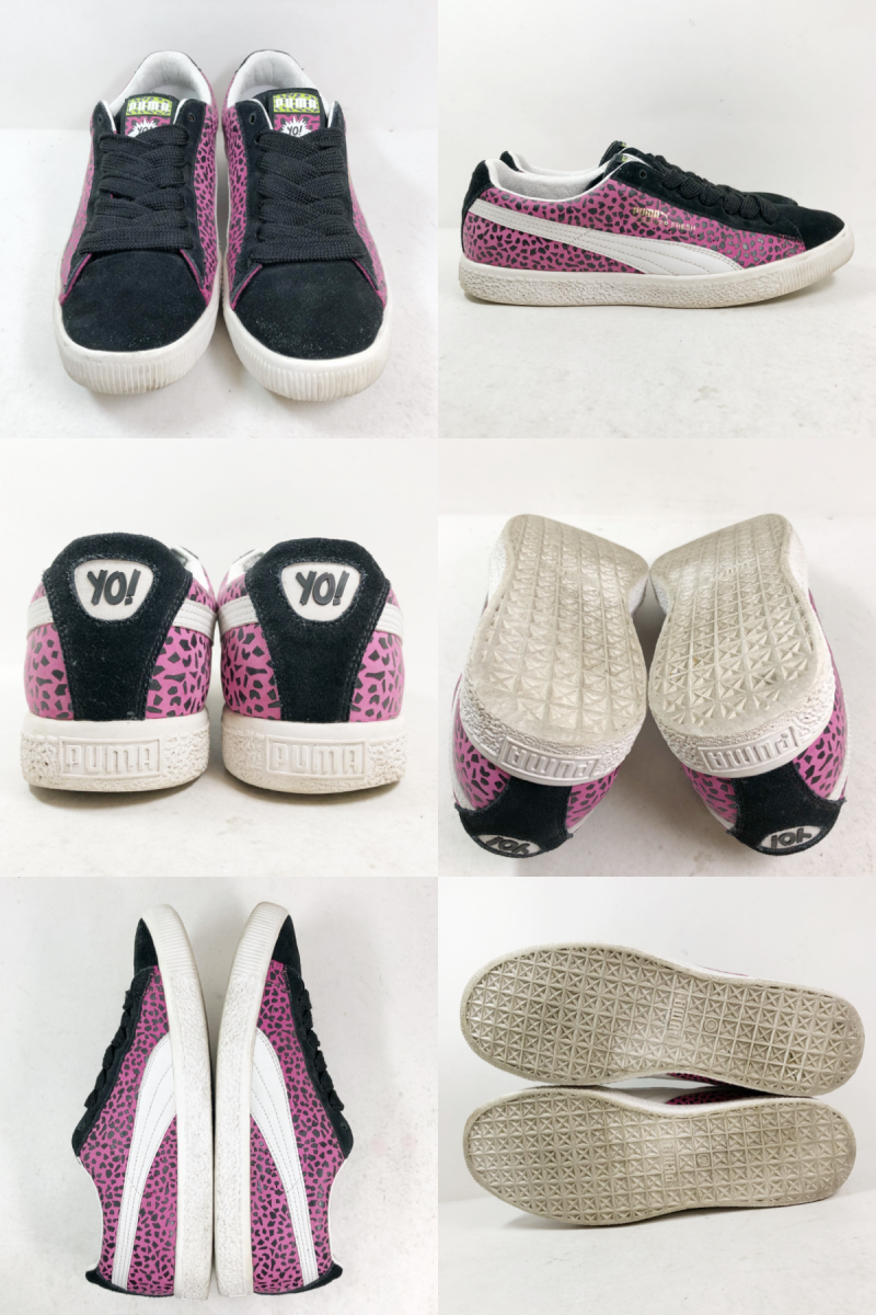 06年製 MTV別注 PUMA × YO! MTV RAPS CLYDE 黒ピンク US10.5 06年製 MTV別注 PUMA × YO! MTV RAPS CLYDE 黒ピンク US10.5