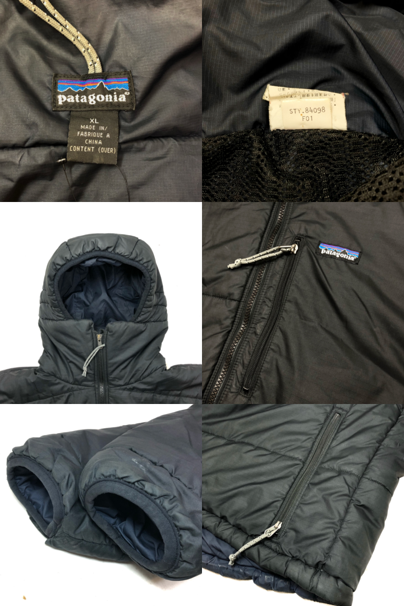 01年製 patagonia DAS Parka 黒紺 XL 00s パタゴニア ダスパーカ 中綿
