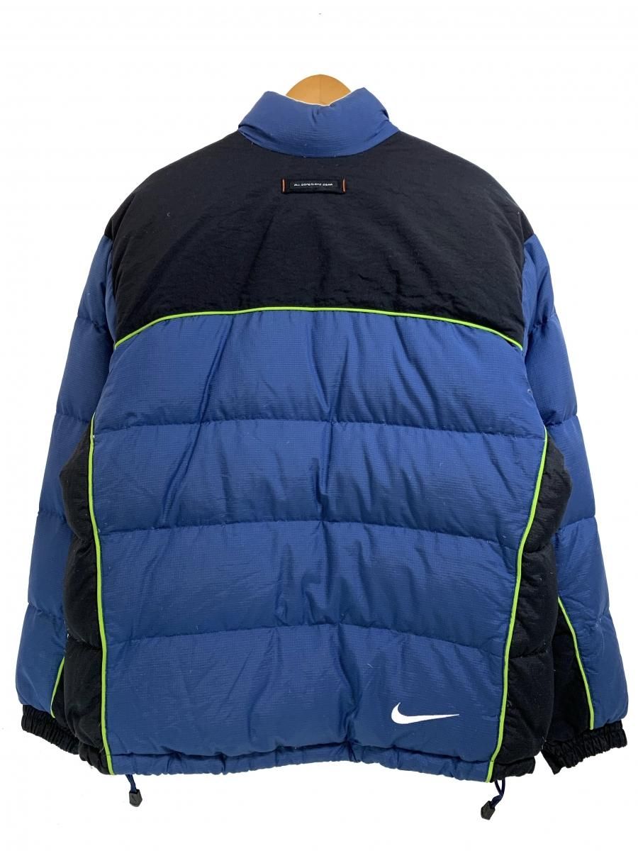 90s NIKE ACG Logo Down Jacket 青黒 L ナイキ エーシージー ダウン ...