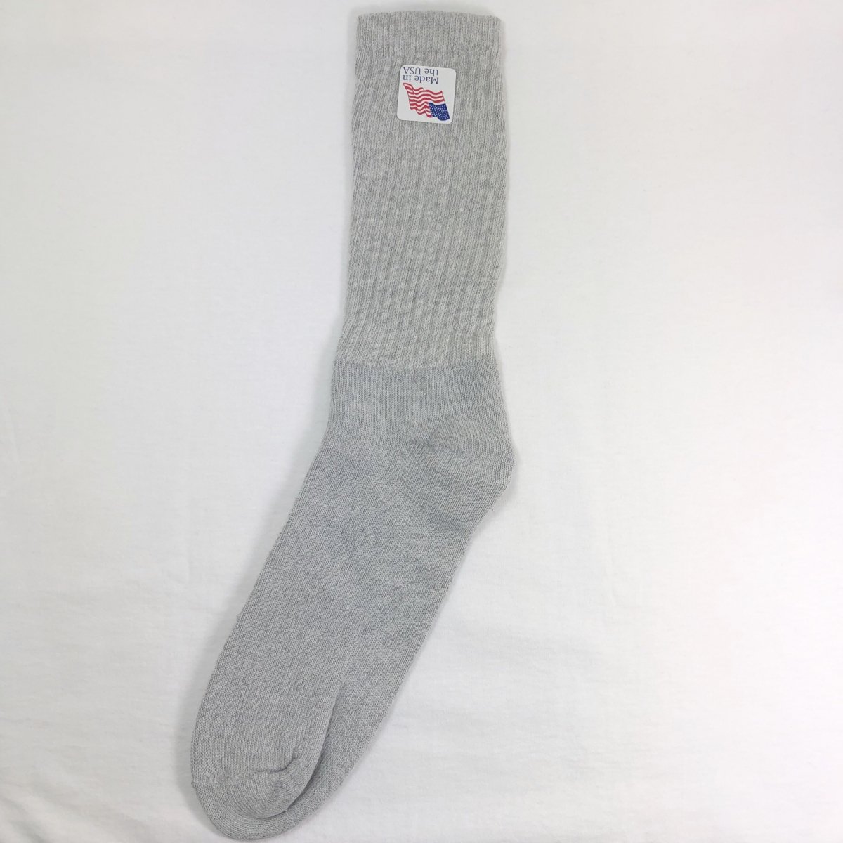 新品 USA製 RAILROAD SOCK Crew Work Socks 3P (GREY) レイルロード